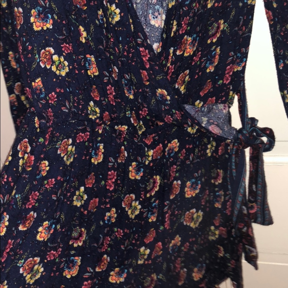 American Eagle floral romper